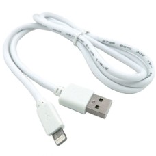 USB кабель Walker 110 Apple iPhone SE 2022, iPhone 14 Pro Max, iPhone 14 Plus, iPhone 14 Pro, iPhone 14, iPhone 13 Pro, iPhone 13 Mini, iPhone 13, iPhone 13 Pro Max, iPhone 12 Mini, iPhone 12 Pro Max, iPhone 12 Pro, Lightning, 1.0 м., Білий