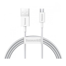 USB кабель Baseus Superior Series Fast Charging, MicroUSB, 1.0 м., Білий