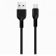 USB кабель Hoco X20 Flash, MicroUSB, 2.0 м., Черный