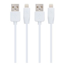 USB кабель Hoco X1 Rapid Apple iPhone SE 2022, iPhone 14 Pro Max, iPhone 14 Plus, iPhone 14 Pro, iPhone 14, iPhone 13 Pro, iPhone 13 Mini, iPhone 13, iPhone 13 Pro Max, iPhone 12 Mini, iPhone 12 Pro Max, iPhone 12 Pro, Lightning, 1.0 м., Білий