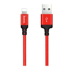 USB кабель Hoco X14 Times Speed Apple iPhone SE 2022, iPhone 14 Pro Max, iPhone 14 Plus, iPhone 14 Pro, iPhone 14, iPhone 13 Pro, iPhone 13 Mini, iPhone 13, iPhone 13 Pro Max, iPhone 12 Mini, iPhone 12 Pro Max, Lightning, 1.0 м., Червоний