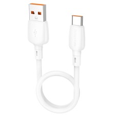 USB кабель Borofone BX93 Super Power, Type-C, 0.25 м., Білий