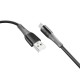 USB кабель Ridea RC-SI35 SiliconePro, MicroUSB, 1.0 м., Черный