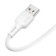 USB кабель Ridea RC-CO10 CommonPro, MicroUSB, 1.0 м., Белый