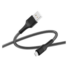 USB кабель Ridea RC-ST74 StablePro, MicroUSB, 1.0 м., Чорний