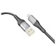 USB кабель Ridea RC-US42 UltraStrong, MicroUSB, 1.2 м., Чорний