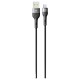 USB кабель Ridea RC-XS51 X-Silicone, MicroUSB, 2.0 м., Черный