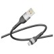 USB кабель Ridea RC-XS51 X-Silicone, MicroUSB, 2.0 м., Черный