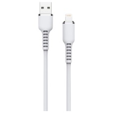 USB кабель Walker C795 Apple iPhone SE 2022, iPhone 14 Pro Max, iPhone 14 Plus, iPhone 14 Pro, iPhone 14, iPhone 13 Pro, iPhone 13 Mini, iPhone 13, iPhone 13 Pro Max, iPhone 12 Mini, iPhone 12 Pro Max, iPhone 12 Pro, Lightning, 1.0 м., Білий