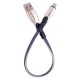 USB кабель Dengos, MicroUSB, 0.25 м., Серый