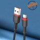 USB кабель WUW X203, MicroUSB, 1.0 м., Чорний