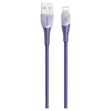 USB кабель Usams US-SJ541 Apple iPhone SE 2022, iPhone 14 Pro Max, iPhone 14 Plus, iPhone 14 Pro, iPhone 14, iPhone 12 Mini, iPhone 12 Pro Max, iPhone 12 Pro, iPhone 12, iPhone SE 2020, iPad PRO 9.7 2018, Lightning, 1.2 м., Синій