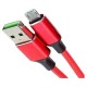USB кабель XO NB143, MicroUSB, 1.0 м., Червоний