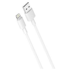 USB кабель XO NB251 Apple iPhone SE 2022, iPhone 14 Pro Max, iPhone 14 Plus, iPhone 14 Pro, iPhone 14, iPhone 13 Pro, iPhone 13 Mini, iPhone 13, iPhone 13 Pro Max, iPhone 12 Mini, iPhone 12 Pro Max, iPhone 12 Pro, Lightning, 1.0 м., Білий