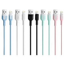 USB кабель XO NB212 Apple iPhone SE 2022, iPhone 14 Pro Max, iPhone 14 Plus, iPhone 14 Pro, iPhone 14, iPhone 13 Pro, iPhone 13 Mini, iPhone 13, iPhone 13 Pro Max, iPhone 12 Mini, iPhone 12 Pro Max, Lightning, 1.0 м., Різнокольоровий