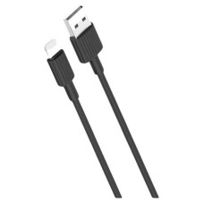 USB кабель XO NB-P156 Apple iPhone SE 2022, iPhone 14 Pro Max, iPhone 14 Plus, iPhone 14 Pro, iPhone 14, iPhone 13 Pro, iPhone 13 Mini, iPhone 13, iPhone 13 Pro Max, iPhone 12 Mini, iPhone 12 Pro Max, iPhone 12 Pro, Lightning, 1.0 м., Чорний