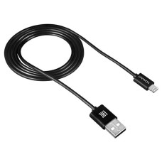 USB кабель Canyon CNE-CFI1B Apple iPhone SE 2022, iPhone 14 Pro Max, iPhone 14 Plus, iPhone 14 Pro, iPhone 14, iPhone 13 Pro, iPhone 13 Mini, iPhone 13, iPhone 13 Pro Max, iPhone 12 Mini, iPhone 12 Pro Max, Lightning, 1.0 м., Чорний