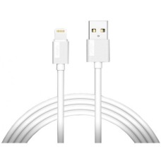 USB кабель T-PHOX NETS T-L801 Apple iPhone SE 2022, iPhone 14 Pro Max, iPhone 14 Plus, iPhone 14 Pro, iPhone 14, iPhone 13 Pro, iPhone 13 Mini, iPhone 13, iPhone 13 Pro Max, iPhone 12 Mini, iPhone 12 Pro Max, Lightning, 1.2 м., Білий