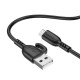 USB кабель Borofone BX91 Symbol, MicroUSB, 1.0 м., Черный