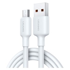 USB кабель Usams US-SJ623 U84, MicroUSB, 0.5 м., Білий