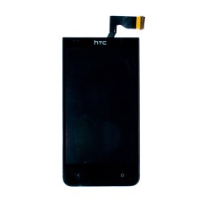 Дисплей HTC Desire 300, Desire 301e, (High quality), з сенсором, без рамки, IPS, Чорний