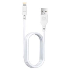 USB кабель WUW X153 Apple iPhone SE 2022, iPhone 14 Pro Max, iPhone 14 Plus, iPhone 14 Pro, iPhone 14, iPhone 13 Pro, iPhone 13 Mini, iPhone 13, iPhone 13 Pro Max, iPhone 12 Mini, iPhone 12 Pro Max, iPhone 12 Pro, Lightning, 1.0 м., Білий