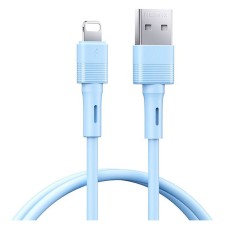 USB кабель Remax RC-C093 Leya Apple iPhone SE 2022, iPhone 14 Pro Max, iPhone 14 Plus, iPhone 14 Pro, iPhone 14, iPhone 13 Pro, iPhone 13 Mini, iPhone 13, iPhone 13 Pro Max, iPhone 12 Mini, iPhone 12 Pro Max, Lightning, 1.0 м., Синій