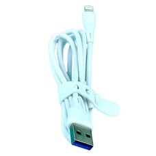 USB кабель Celebrat FLY-2i Apple iPhone SE 2022, iPhone 14 Pro Max, iPhone 14 Plus, iPhone 14 Pro, iPhone 14, iPhone 13 Pro, iPhone 13 Mini, iPhone 13, iPhone 13 Pro Max, iPhone 12 Mini, iPhone 12 Pro Max, Lightning, 1.0 м., Білий