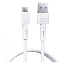 USB кабель Remax RC-C093 Leya, MicroUSB, 1.0 м., Білий