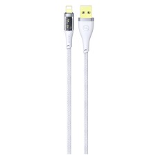 USB кабель Usams US-SJ571 Aluminum Alloy Apple iPhone SE 2022, iPhone 14 Pro Max, iPhone 14 Plus, iPhone 14 Pro, iPhone 14, iPhone 13 Pro, iPhone 13 Mini, iPhone 13, iPhone 13 Pro Max, iPhone 12 Mini, Lightning, 1.2 м., Зелений