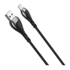 USB кабель XO NB218, MicroUSB, 1.0 м., Чорний