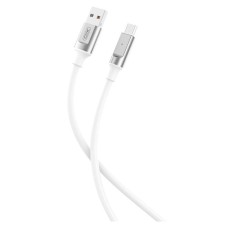 USB кабель XO NB251, MicroUSB, 1.0 м., Білий