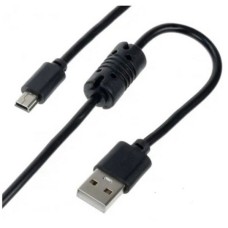 USB кабель MiniUSB, 3.0 м., China, Чорний