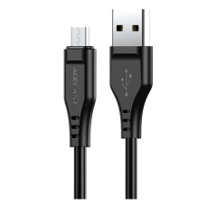 USB кабель Acefast C3-09, MicroUSB, 1.2 м., Чорний