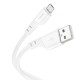 USB кабель Hoco X97 Crystal, MicroUSB, 1.0 м., Білий