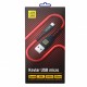 USB кабель Luxe Cube Kevlar, MicroUSB, 1.2 м., Красный