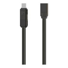 USB кабель Remax RC-070th Gplex Apple iPhone SE 2022, iPhone 14 Pro Max, iPhone 14 Plus, iPhone 14 Pro, iPhone 14, iPhone 13 Pro, iPhone 13 Mini, iPhone 13, iPhone 13 Pro Max, iPhone 12 Mini, Lightning, MicroUSB, Type-C, 1.0 м., Сірий