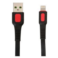 USB кабель Armorstandart AR15 Apple iPhone SE 2022, iPhone 14 Pro Max, iPhone 14 Plus, iPhone 14 Pro, iPhone 14, iPhone 13 Pro, iPhone 13 Mini, iPhone 13, iPhone 13 Pro Max, iPhone 12 Mini, iPhone 12 Pro Max, Lightning, 1.0 м., Чорний