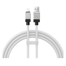 USB кабель Baseus CAKW000402 CoolPlay Apple iPhone SE 2022, iPhone 14 Pro Max, iPhone 14 Plus, iPhone 14 Pro, iPhone 14, iPhone 13 Pro, iPhone 13 Mini, iPhone 13, iPhone 13 Pro Max, iPhone 12 Mini, iPhone 12 Pro Max, Lightning, 1.0 м., Білий