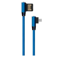 USB кабель Walker C770 Apple iPhone SE 2022, iPhone 14 Pro Max, iPhone 14 Plus, iPhone 14 Pro, iPhone 14, iPhone 13 Pro, iPhone 13 Mini, iPhone 13, iPhone 13 Pro Max, iPhone 12 Mini, iPhone 12 Pro Max, iPhone 12 Pro, Lightning, 1.0 м., Синій