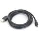 USB кабель Cablexpert CCP-USB2-AM5P-6, MiniUSB, 1.8 м., Чорний