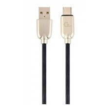 USB кабель Cablexpert CC-USB2R-AMCM-2M, Type-C, 2.0 м., Чорний