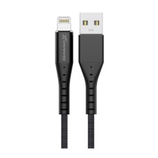 USB кабель Grand-X FL-12B Apple iPhone SE 2022, iPhone 14 Pro Max, iPhone 14 Plus, iPhone 14 Pro, iPhone 14, iPhone 13 Pro, iPhone 13 Mini, iPhone 13, iPhone 13 Pro Max, iPhone 12 Mini, iPhone 12 Pro Max, Lightning, 1.2 м., Чорний