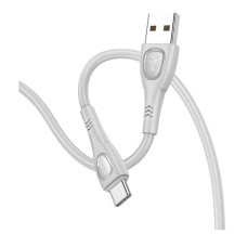 USB кабель Borofone BX98, Type-C, 1.0 м., Сірий