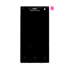 Дисплей Sony LT26w Xperia Acro S, з сенсором, Чорний