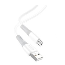 USB кабель XO NB225, MicroUSB, 1.0 м., Білий