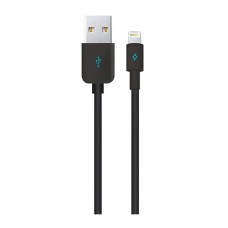 USB кабель Ttec 2DKM01S Apple iPhone SE 2022, iPhone 14 Pro Max, iPhone 14 Plus, iPhone 14 Pro, iPhone 14, iPhone 13 Pro, iPhone 13 Mini, iPhone 13, iPhone 13 Pro Max, iPhone 12 Mini, iPhone 12 Pro Max, iPhone 12 Pro, Lightning, 1.2 м., Чорний