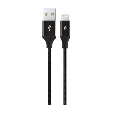 USB кабель Ttec 2DK19S Apple iPhone SE 2022, iPhone 14 Pro Max, iPhone 14 Plus, iPhone 14 Pro, iPhone 14, iPhone 13 Pro, iPhone 13 Mini, iPhone 13, iPhone 13 Pro Max, iPhone 12 Mini, iPhone 12 Pro Max, iPhone 12 Pro, Lightning, 2.0 м., Чорний