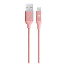 USB кабель Ttec 2DK16RA Apple iPhone SE 2022, iPhone 14 Pro Max, iPhone 14 Plus, iPhone 14 Pro, iPhone 14, iPhone 13 Pro, iPhone 13 Mini, iPhone 13, iPhone 13 Pro Max, iPhone 12 Mini, iPhone 12 Pro Max, iPhone 12 Pro, Lightning, 1.2 м., Рожевий