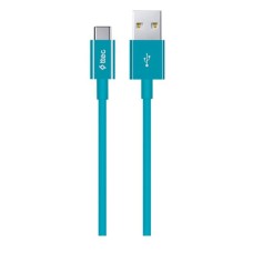 USB кабель Ttec 2DK12TZ, Type-C, 1.2 м., Бірюзовий